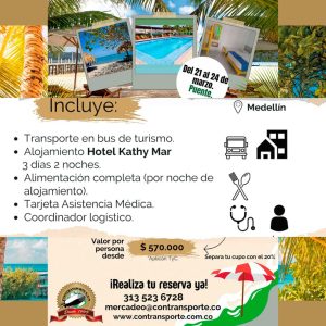 Coveñas 21 al 25 de marzo